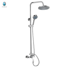 KDS-08 china exposed wall mounted shower with slide bar, single handle bathroom shower mixer, bath tap